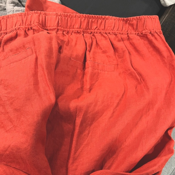 Linen pants in rustic orange (canyon sunset) - Picture 5 of 7